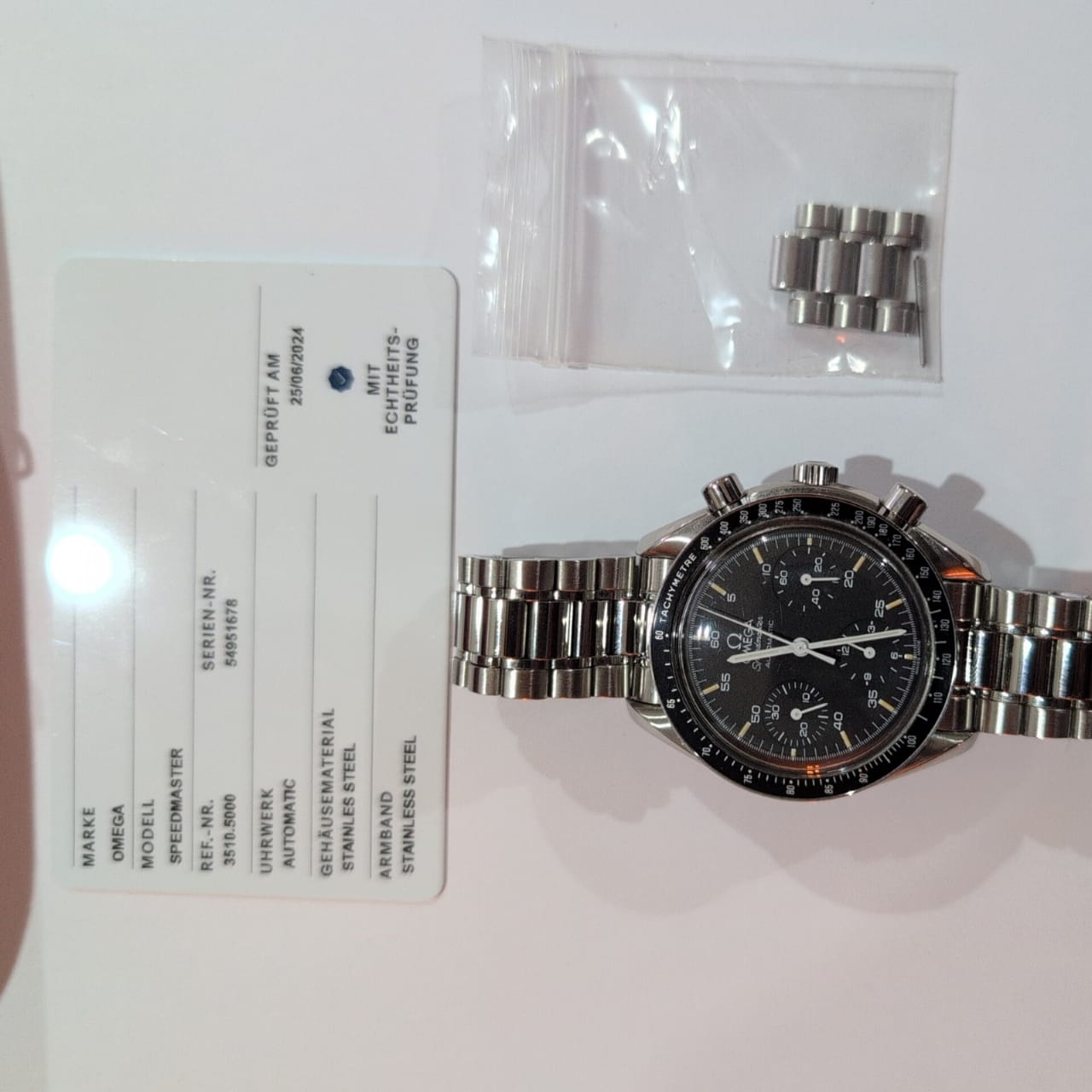 Omega Speedmaster Reduced - 3510.50 Chronographe 39 mm Homme – Image 3