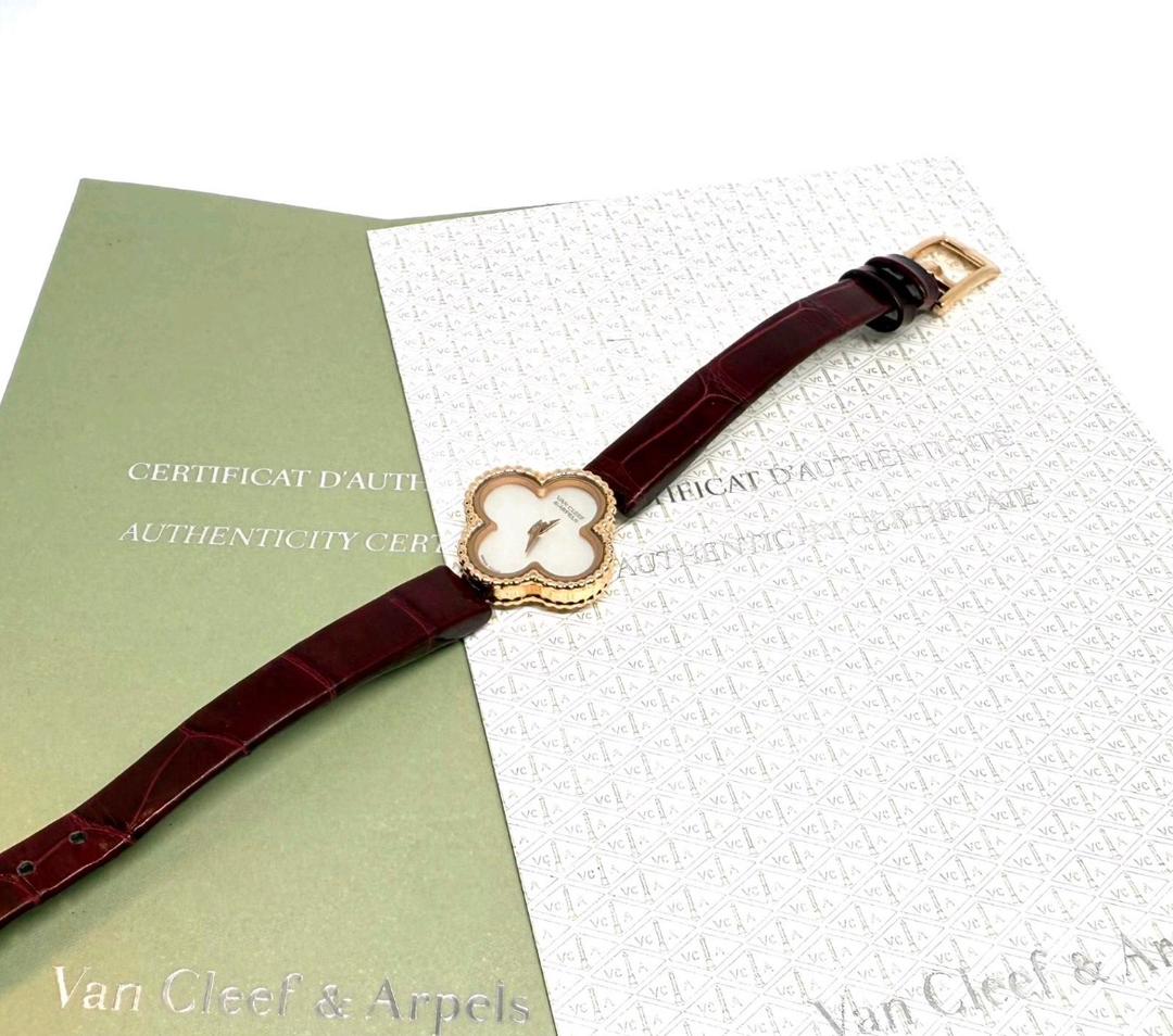 Van Cleef & Arpels Sweet Alhambra Or Rose 18 carats Nacre VCAR08SF00 – Image 6
