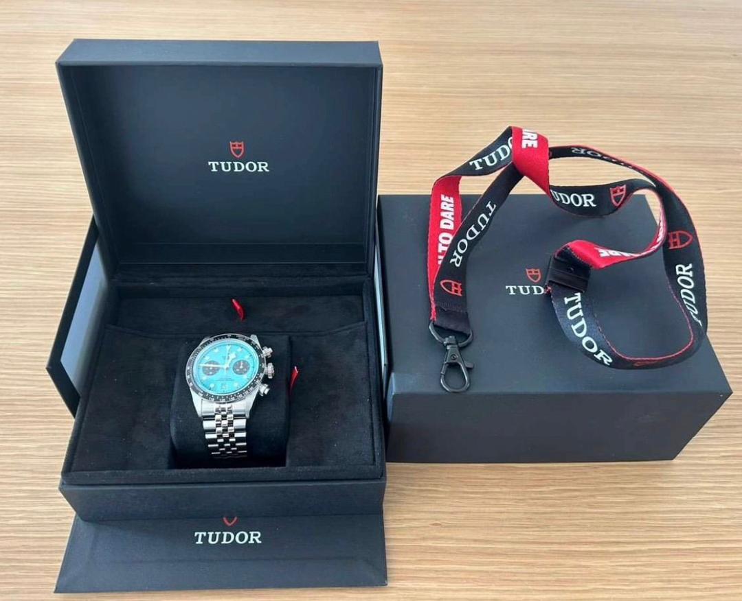 Tudor Black Bay Chrono Bleu Flamant - Coffret Complet