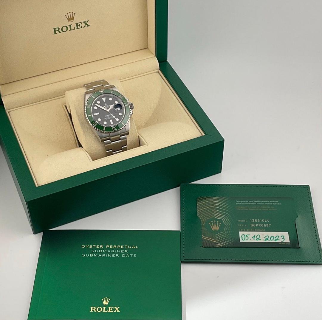 Rolex Submariner Date | 126610LV | 2023 Ensemble complet