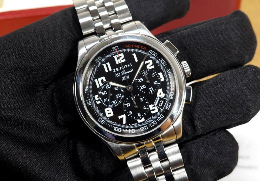 ZENITH 40 mm EL PRIMERO HW Chronographe Remontage Manuel 02.0500.420... – Image 4