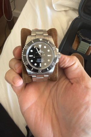 Montre Rolex Submariner pour homme, noire - 114060