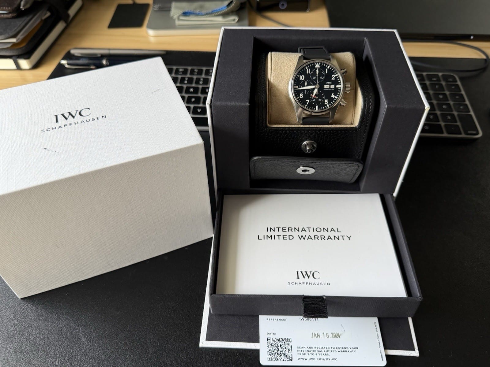 Montre IWC Pilot's Chronograph Spitfire 41 IW387901 Coffret complet 2024 – Image 13