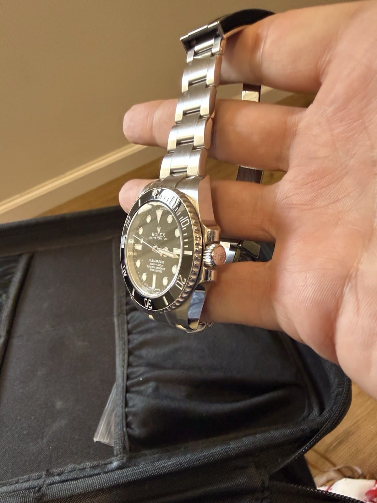 Montre Rolex Submariner pour homme, noire - 114060 – Image 4