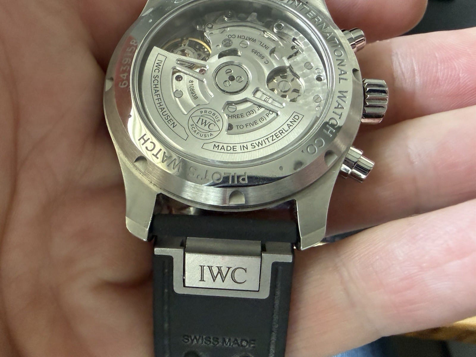 Montre IWC Pilot's Chronograph Spitfire 41 IW387901 Coffret complet 2024 – Image 10