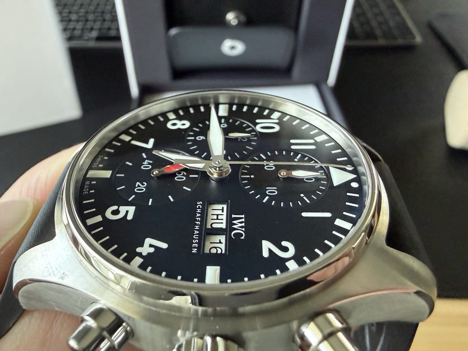 Montre IWC Pilot's Chronograph Spitfire 41 IW387901 Coffret complet 2024 – Image 2