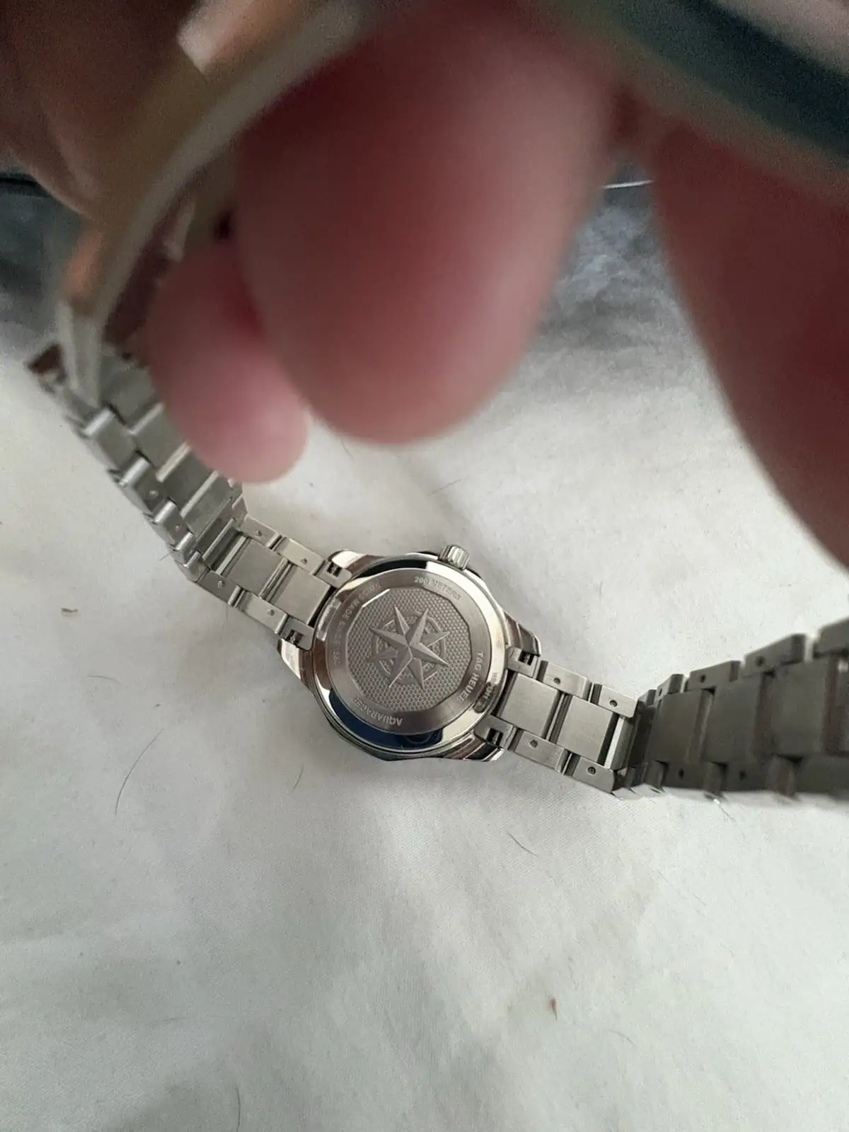 Montre Tag Heuer Solar Graph Aquaracer pour femme, cadran bleu – Image 4