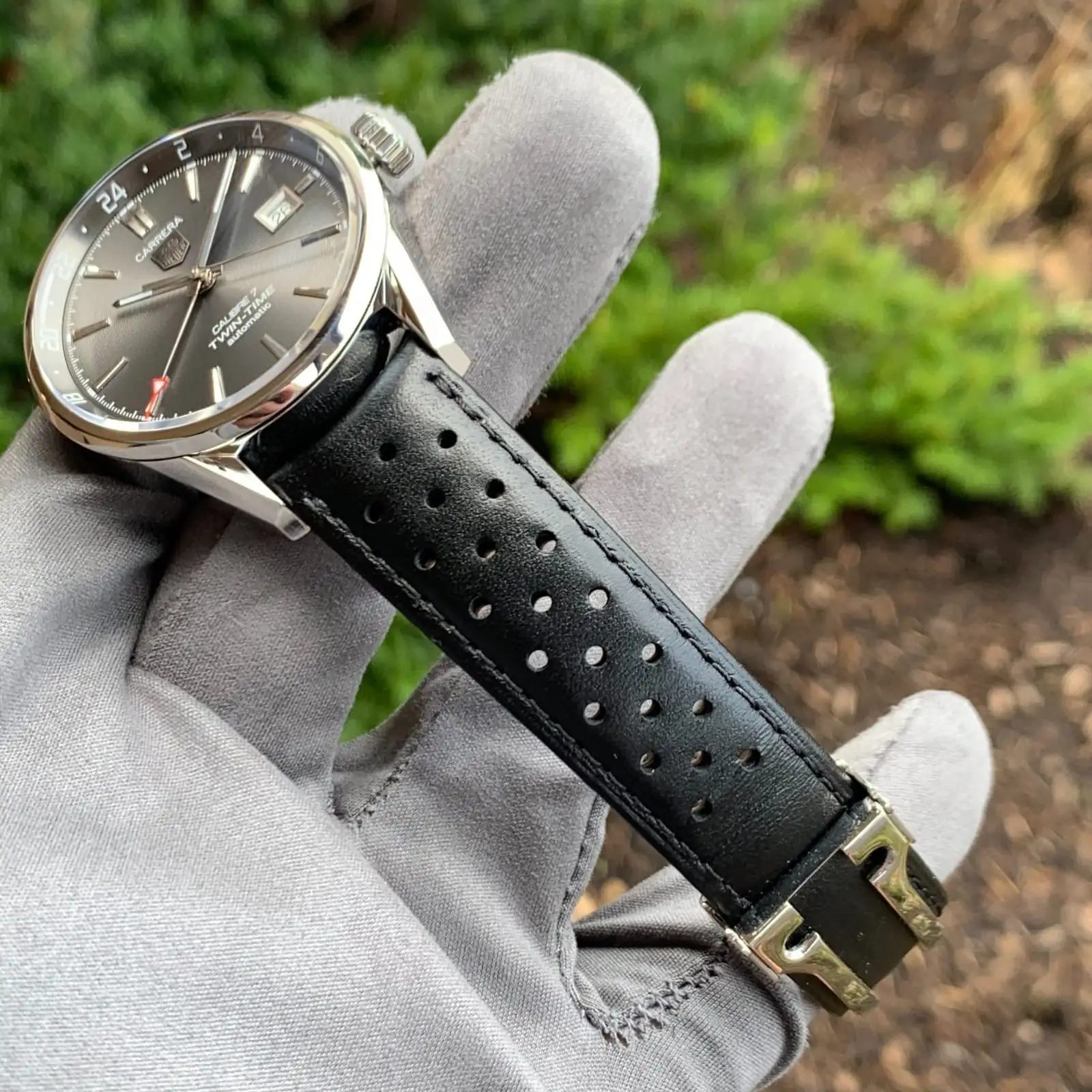 Montre TAG Heuer Carrera Twin-Time Calibre 7 Automatique WAR2012-1 - Boîte et papiers – Image 9