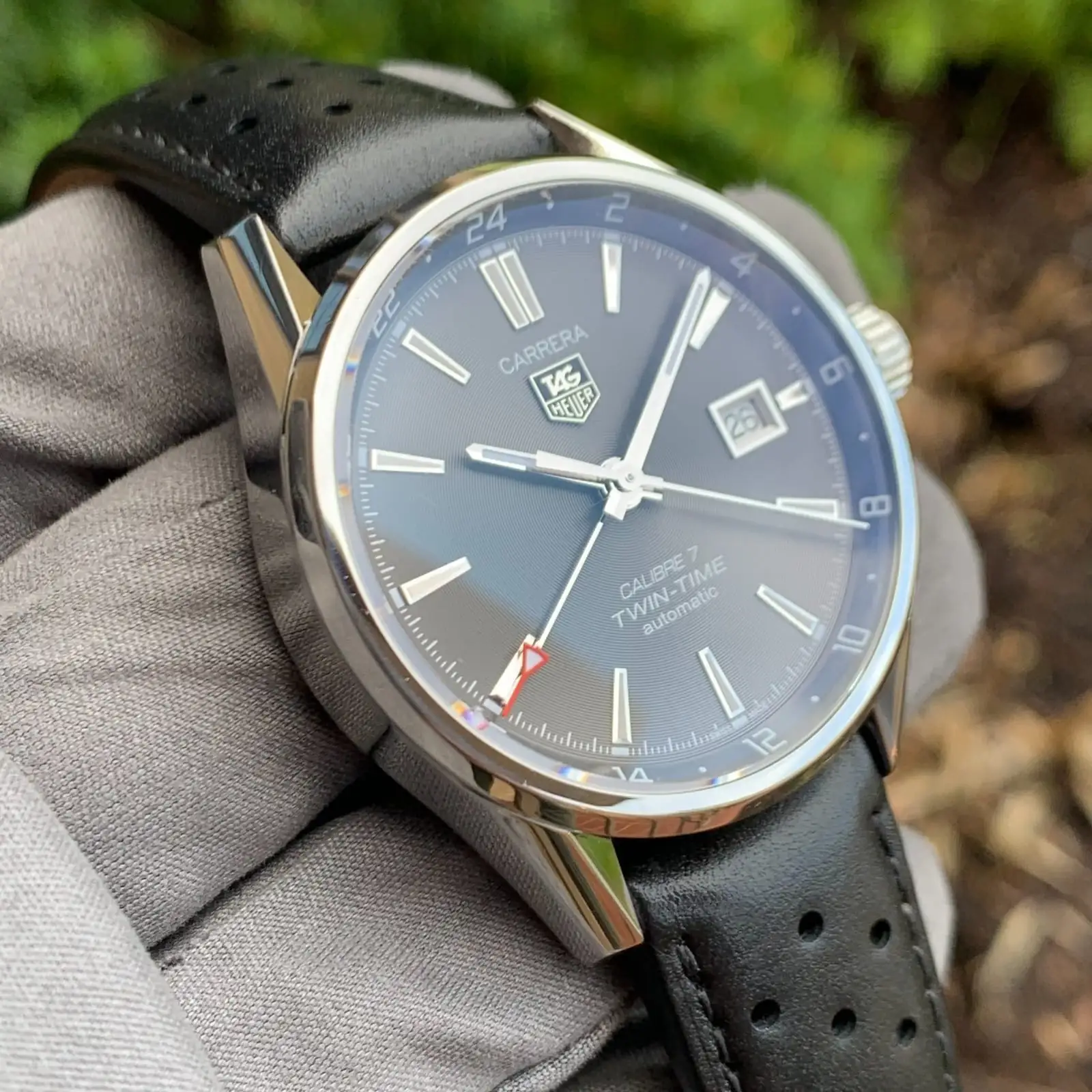 Montre TAG Heuer Carrera Twin-Time Calibre 7 Automatique WAR2012-1 - Boîte et papiers – Image 3