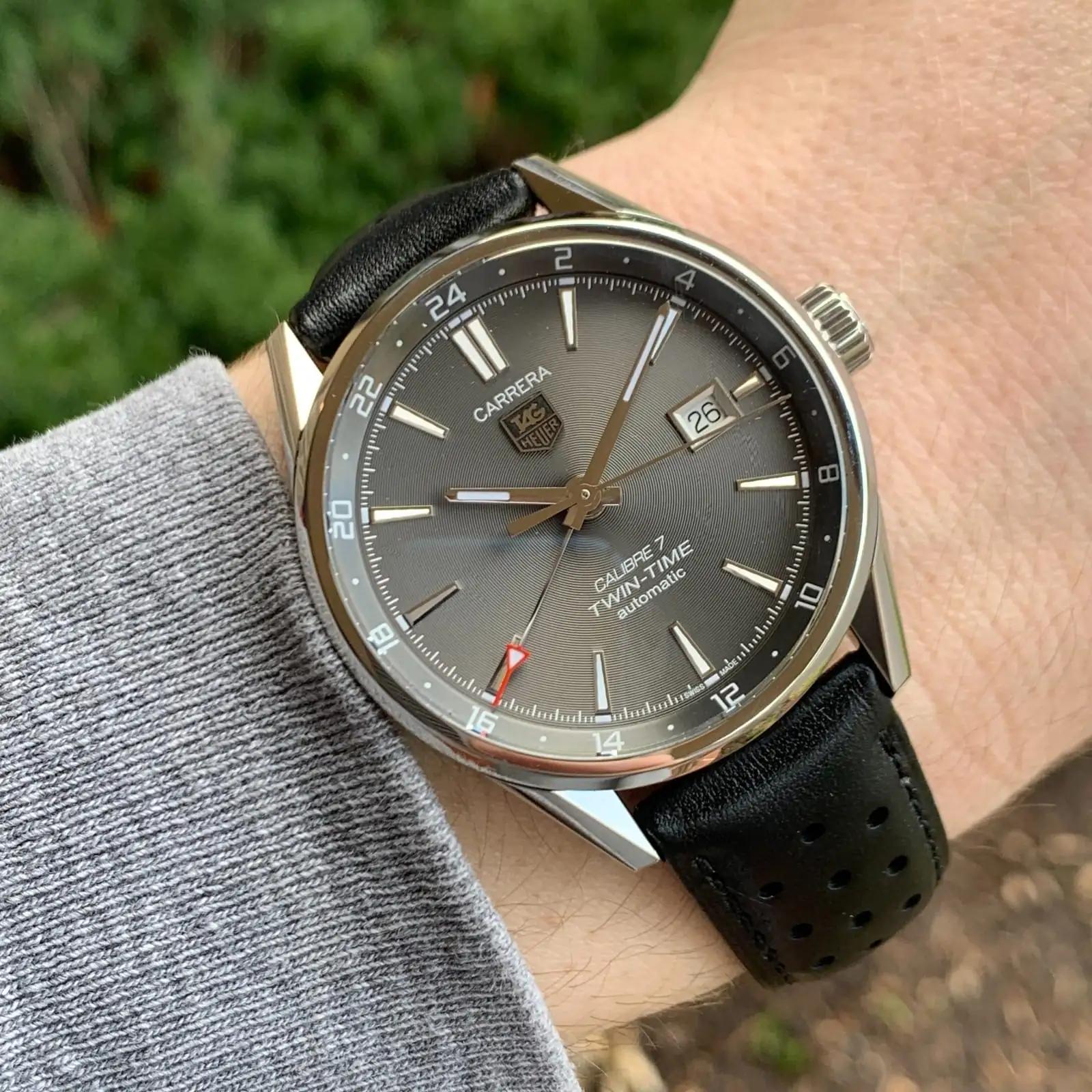 Montre TAG Heuer Carrera Twin-Time Calibre 7 Automatique WAR2012-1 - Boîte et papiers – Image 19