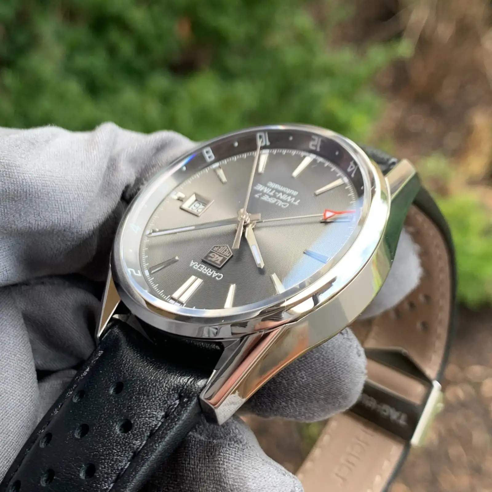 Montre TAG Heuer Carrera Twin-Time Calibre 7 Automatique WAR2012-1 - Boîte et papiers – Image 10