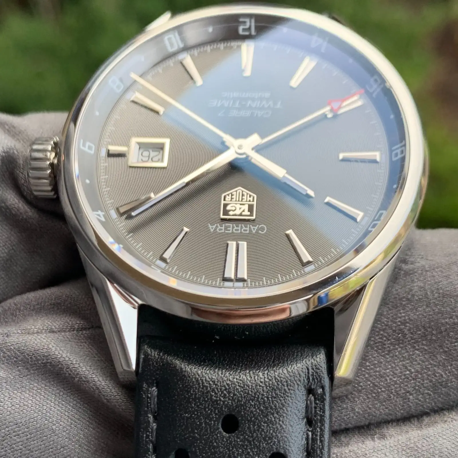 Montre TAG Heuer Carrera Twin-Time Calibre 7 Automatique WAR2012-1 - Boîte et papiers – Image 4