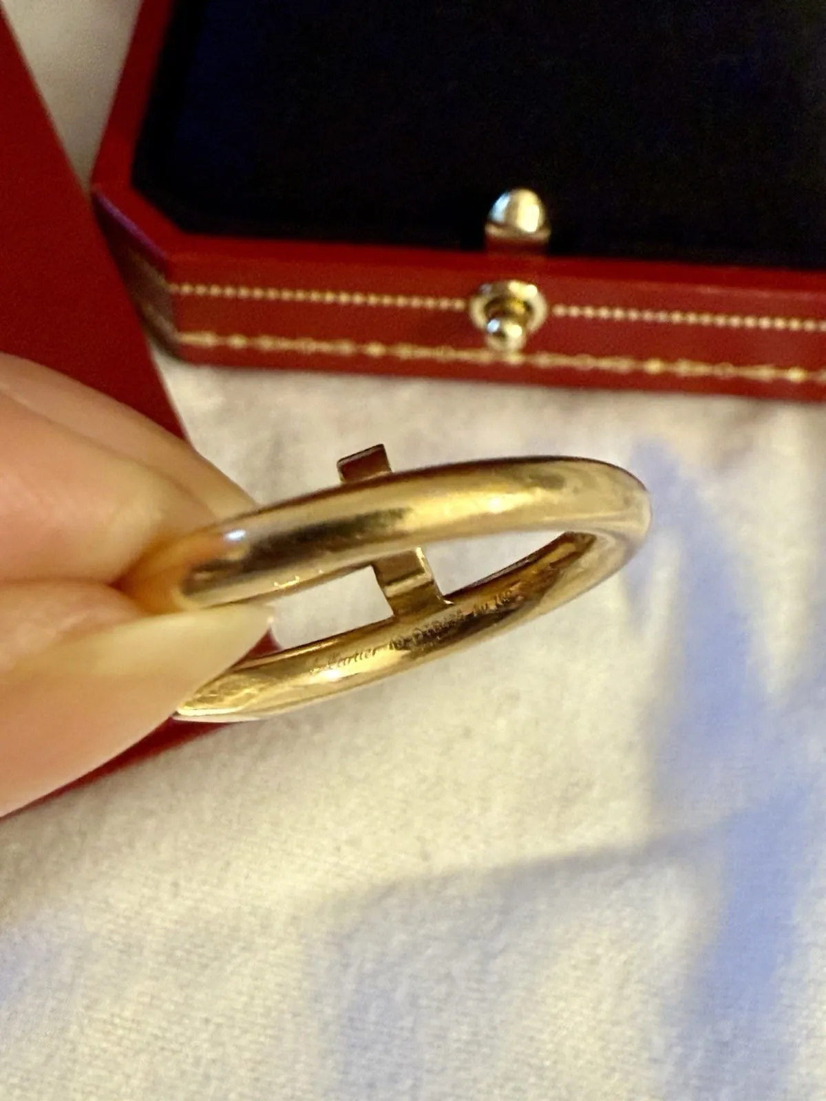 Bague Cartier , JUSTE UN CLOU modèle classique, 100 % authentique. Or jaune, taille 49. – Image 6