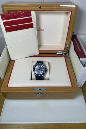 Omega Seamaster 300m Bleu/Gris | 210.32.42.20.06.001 | 2024 | Boîte et papiers