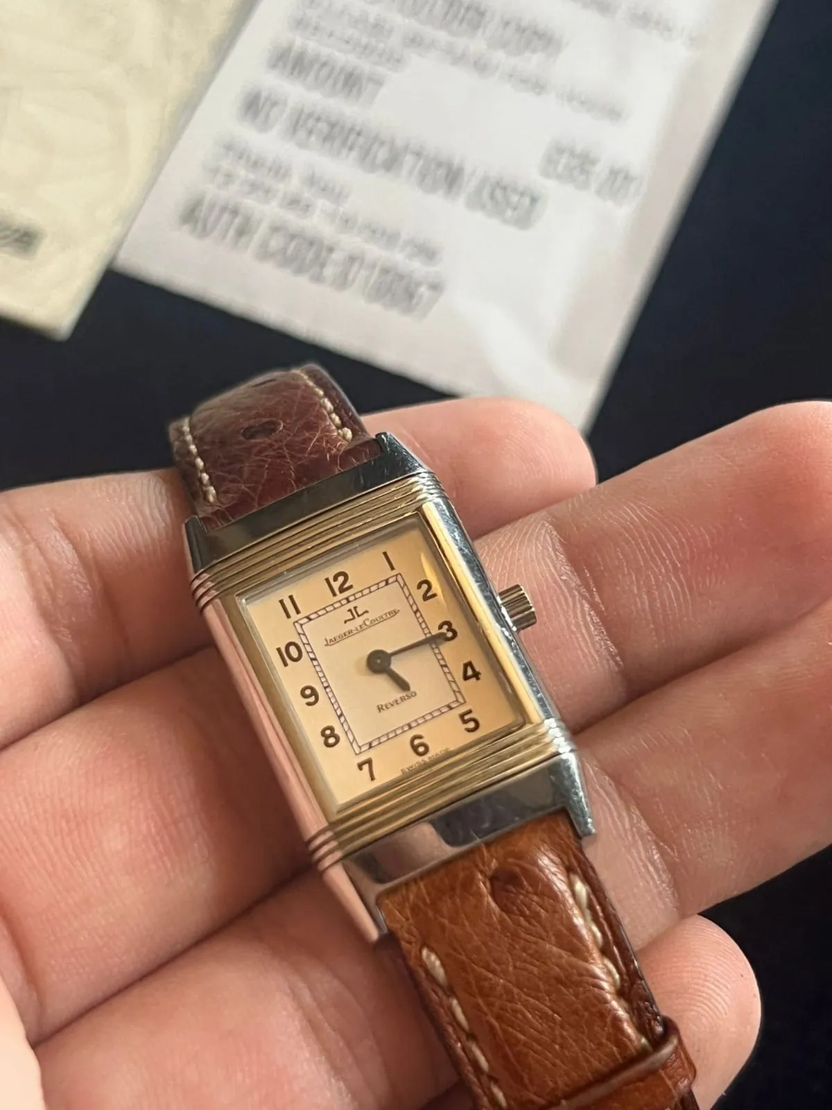 Coffret complet Jaeger-LeCoultre Reverso 260808 : bracelet en acier inoxydable, bracelet et fermoir Jaeger – Image 4