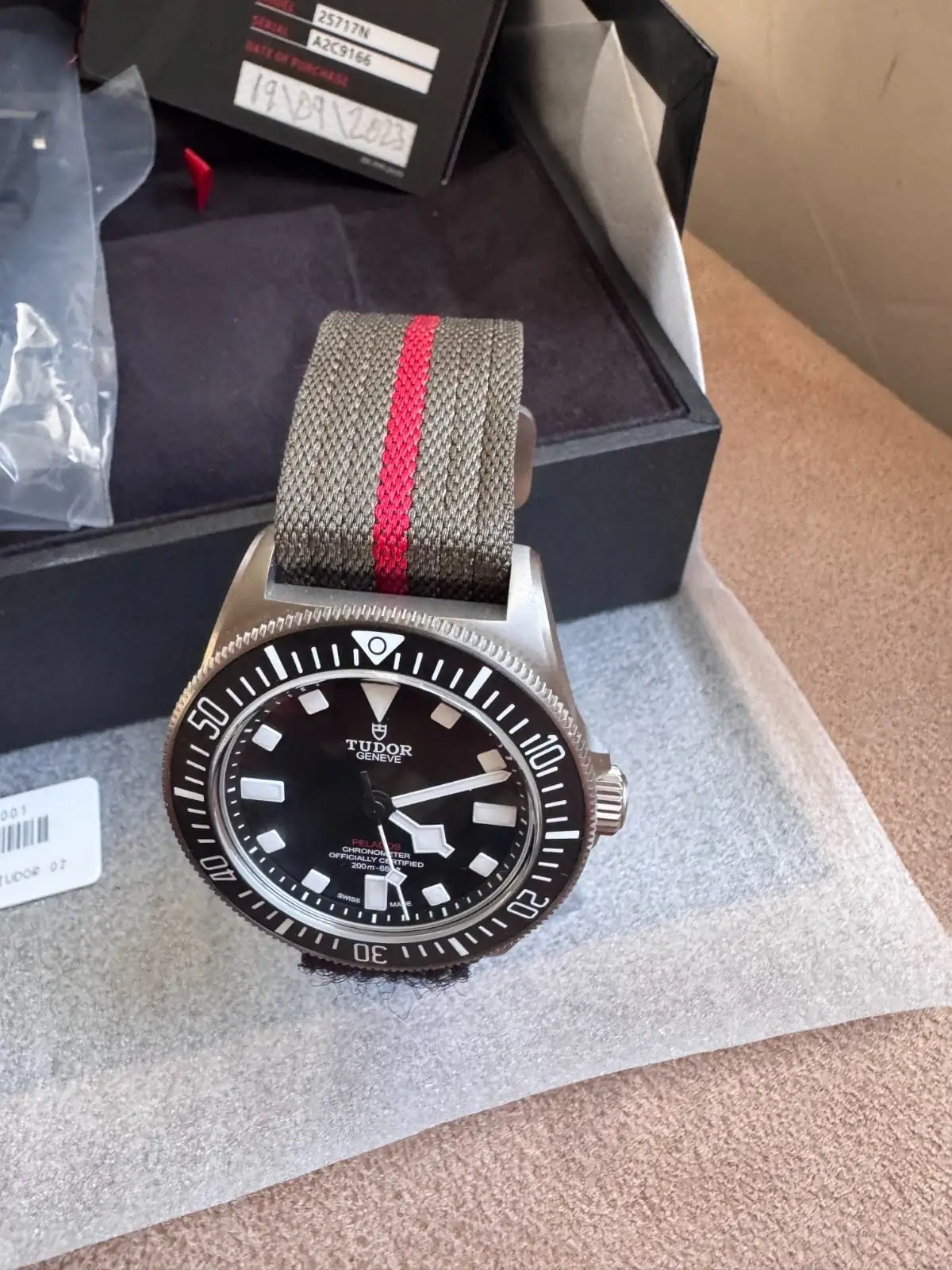 TUDOR Pelagos FXD Cadran Noir Titane 42mm 25717N Ensemble Complet 2023 – Image 5
