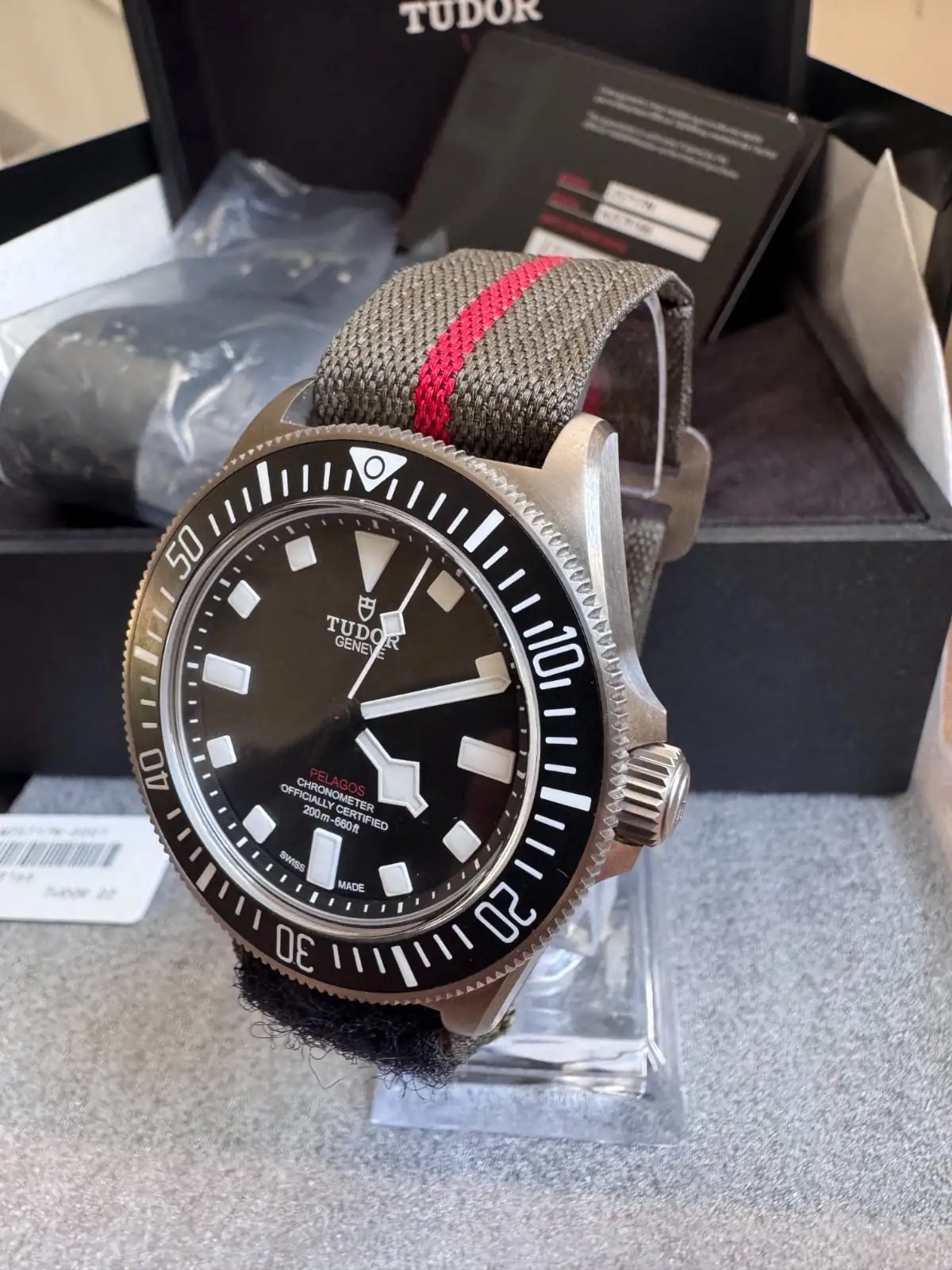 TUDOR Pelagos FXD Cadran Noir Titane 42mm 25717N Ensemble Complet 2023 – Image 2