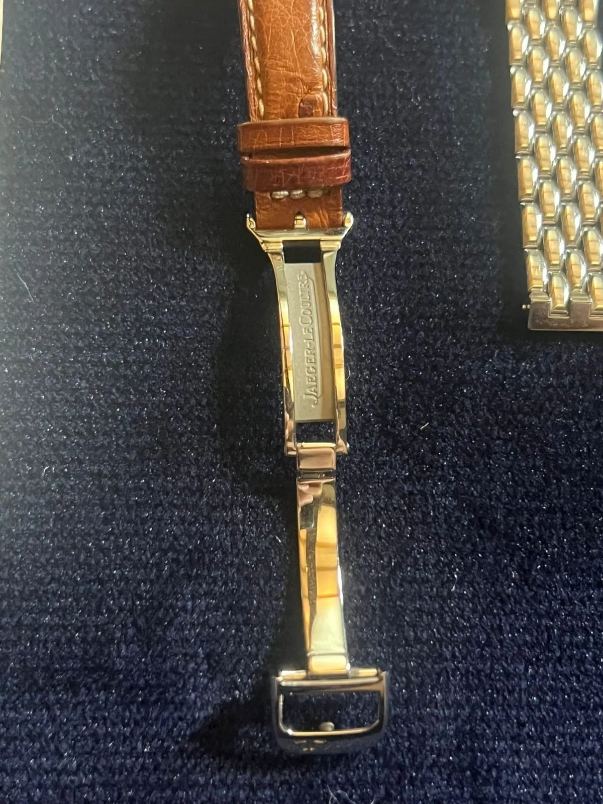 Coffret complet Jaeger-LeCoultre Reverso 260808 : bracelet en acier inoxydable, bracelet et fermoir Jaeger – Image 15