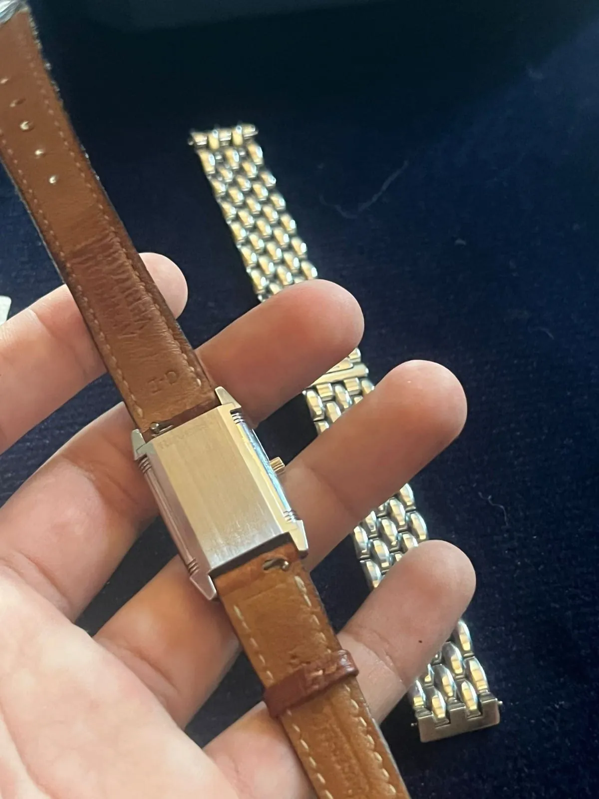 Coffret complet Jaeger-LeCoultre Reverso 260808 : bracelet en acier inoxydable, bracelet et fermoir Jaeger – Image 7