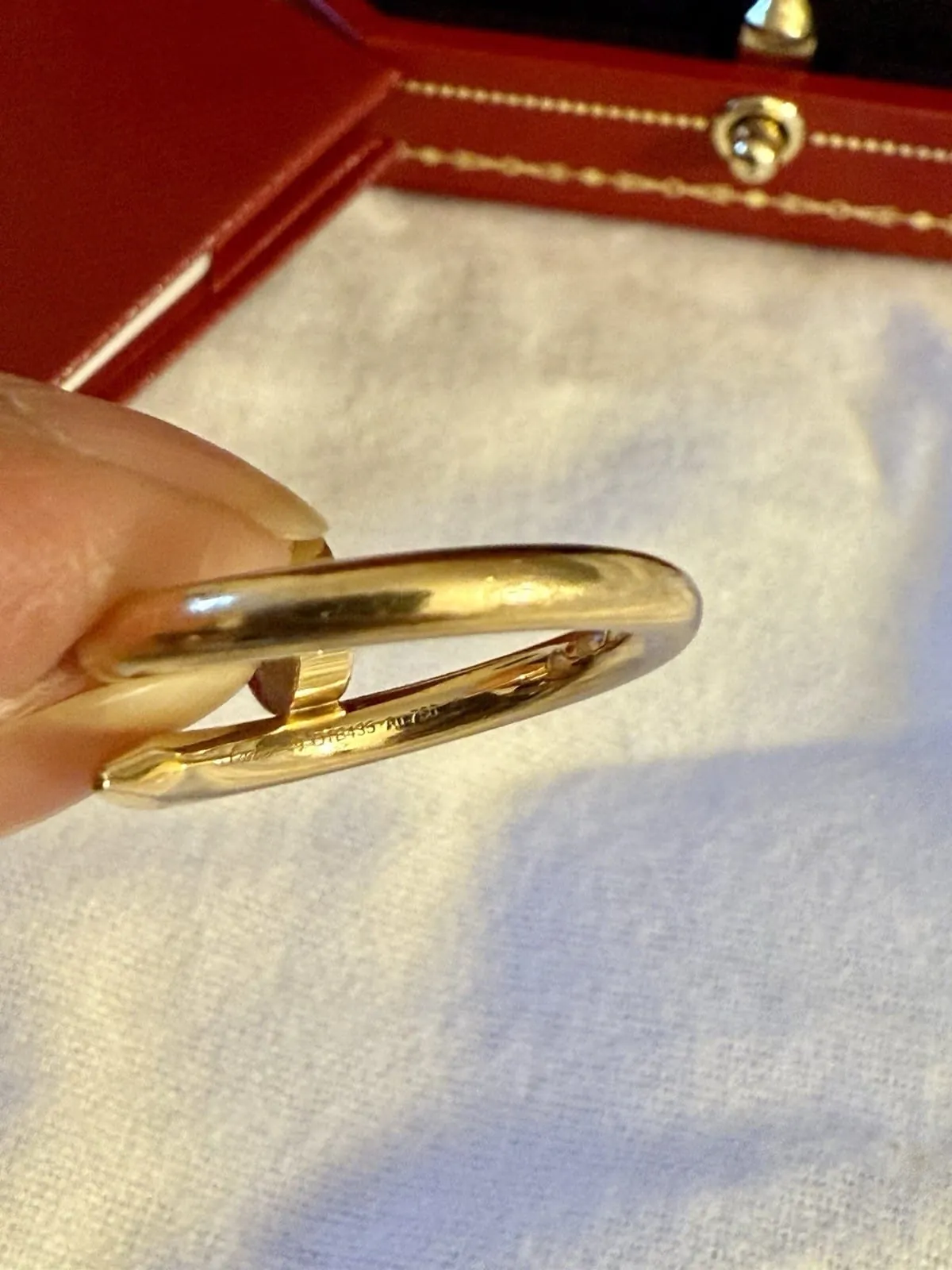 Bague Cartier , JUSTE UN CLOU modèle classique, 100 % authentique. Or jaune, taille 49. – Image 7