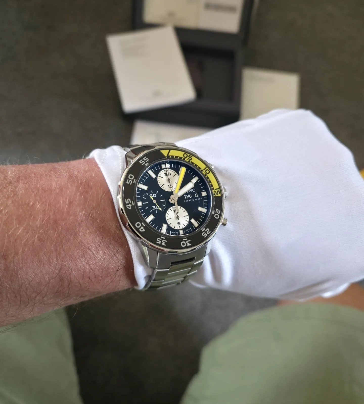 Chronographe IWC Aquatimer - IW376701, en excellent état – Image 4