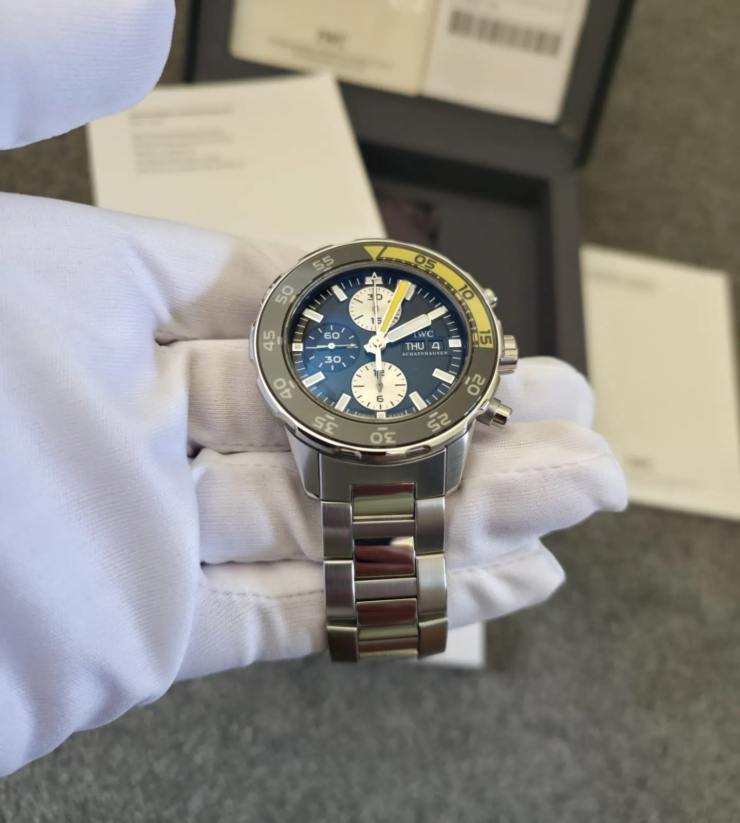 Chronographe IWC Aquatimer - IW376701, en excellent état – Image 2