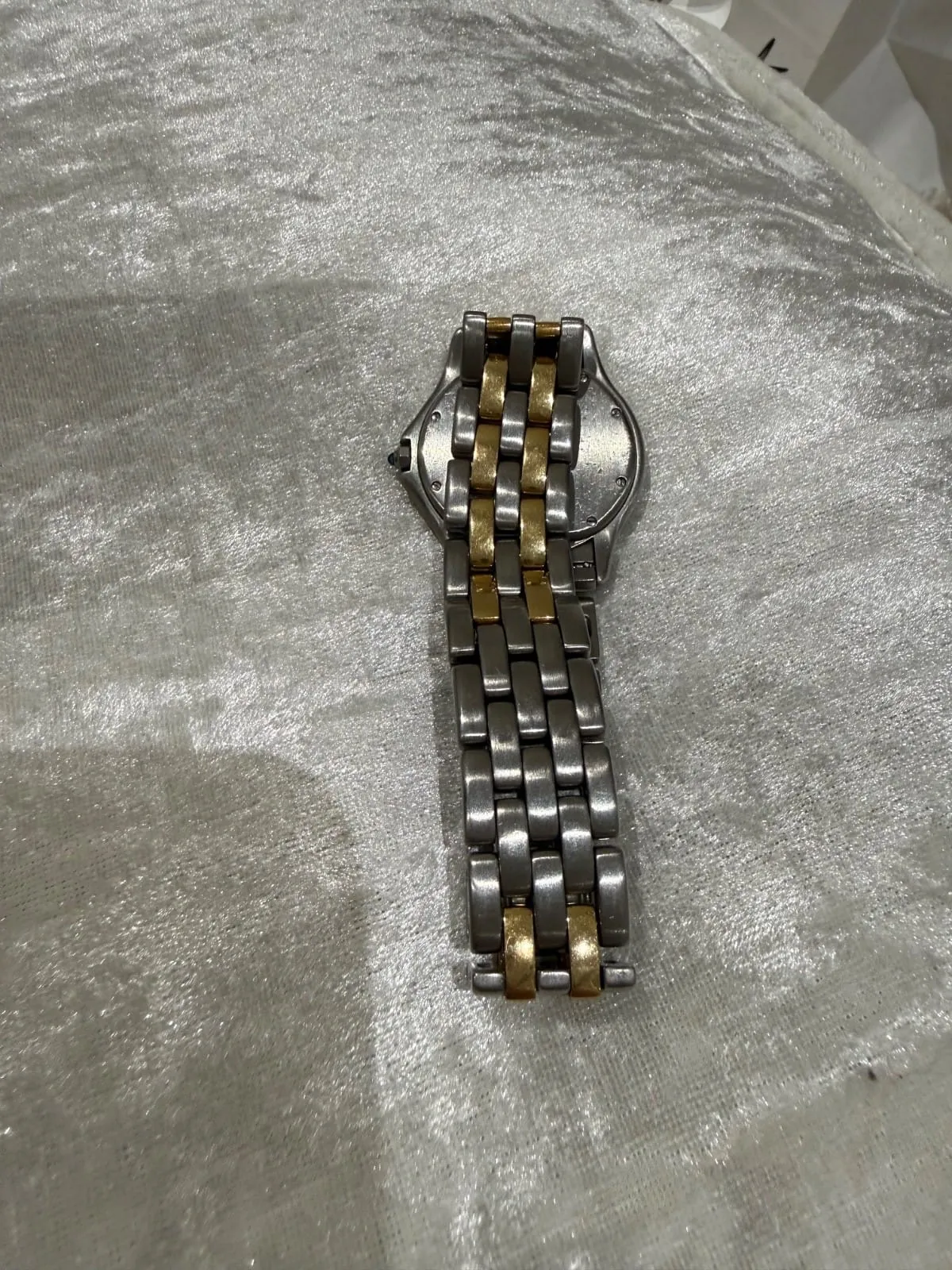 Montre Cartier Cougar 33 mm en acier et or 18 carats, boîte et papiers. Réf. 187904 – Image 6