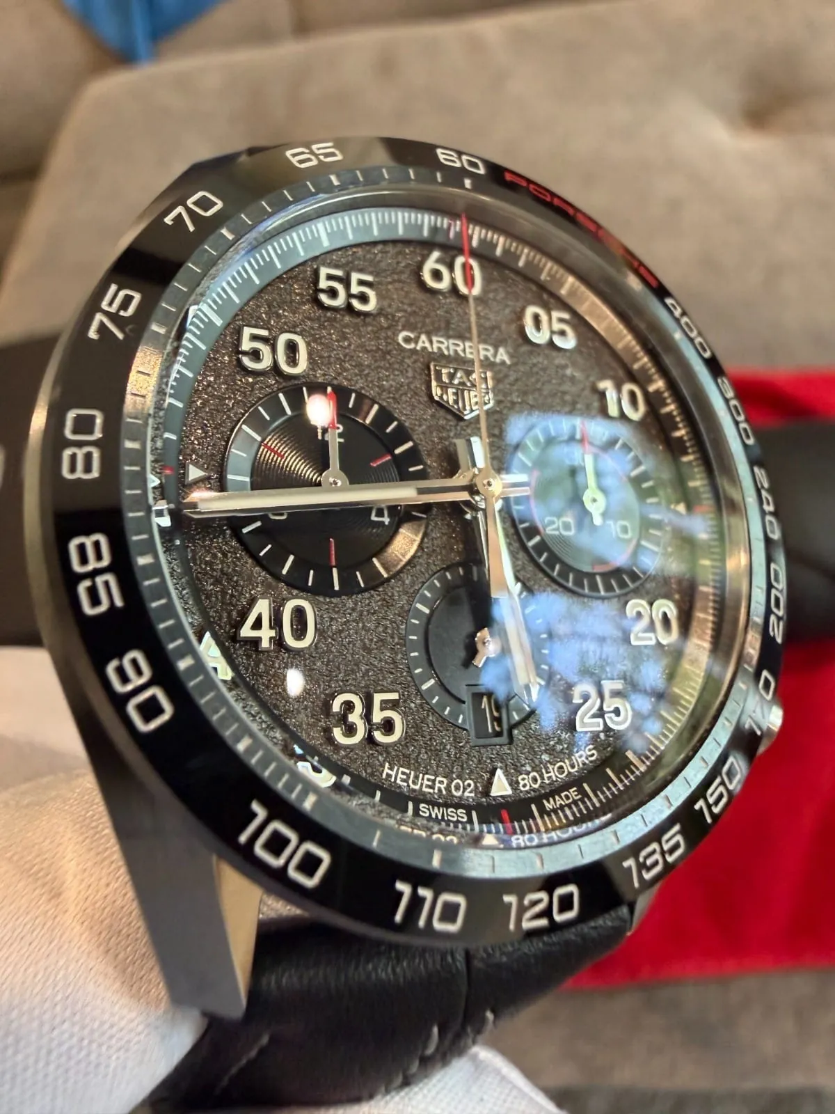 TAG Heuer Carrera Porsche Édition Spéciale CBN2A1F.FC6492 – 44 mm – Heuer 02 – Jeu complet – Image 2