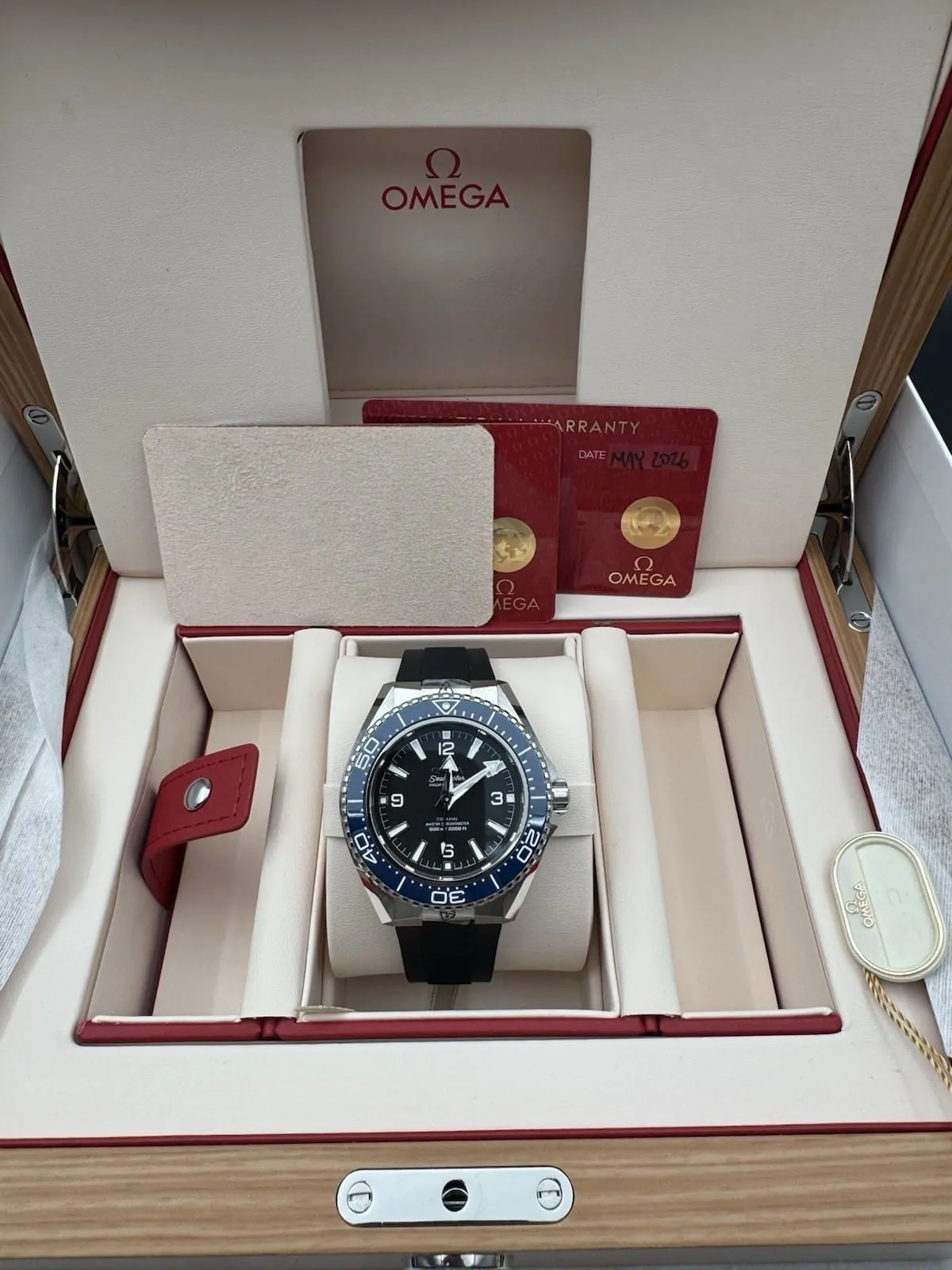 Omega Seamaster Planet Ocean 600m Bleu 42mm 2026 217.32.42.21.01.002 Caoutchouc – Image 9
