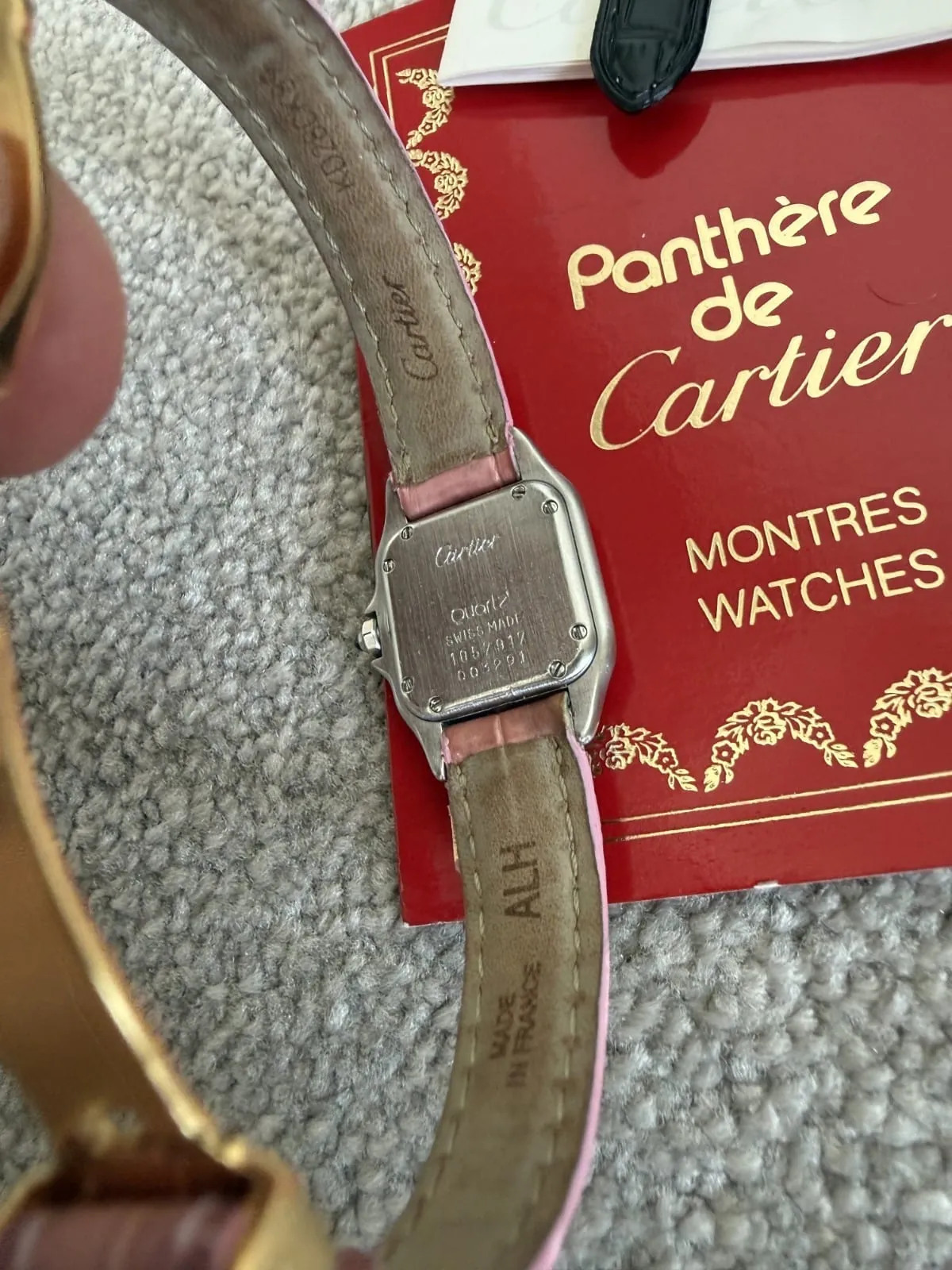 Montre Cartier Panthère pour femme - Or 18 carats et acier - Coffret complet – Image 4
