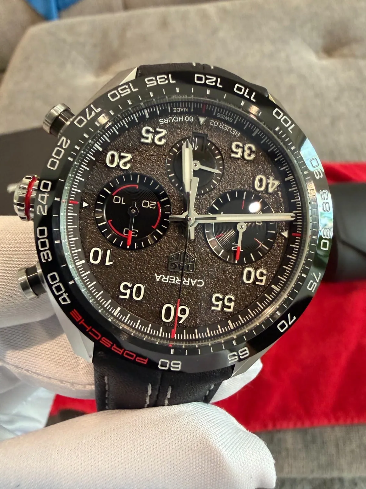 TAG Heuer Carrera Porsche Édition Spéciale CBN2A1F.FC6492 – 44 mm – Heuer 02 – Jeu complet – Image 6