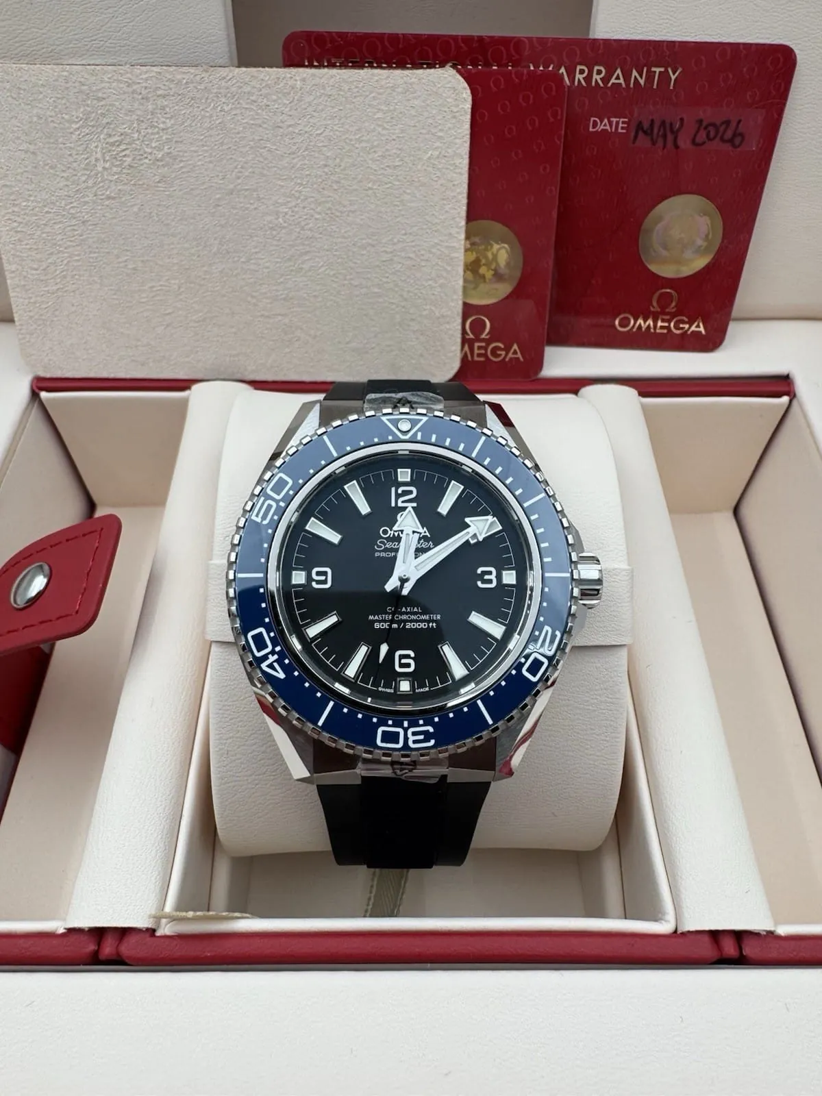 Omega Seamaster Planet Ocean 600m Bleu 42mm 2026 217.32.42.21.01.002 Caoutchouc – Image 8