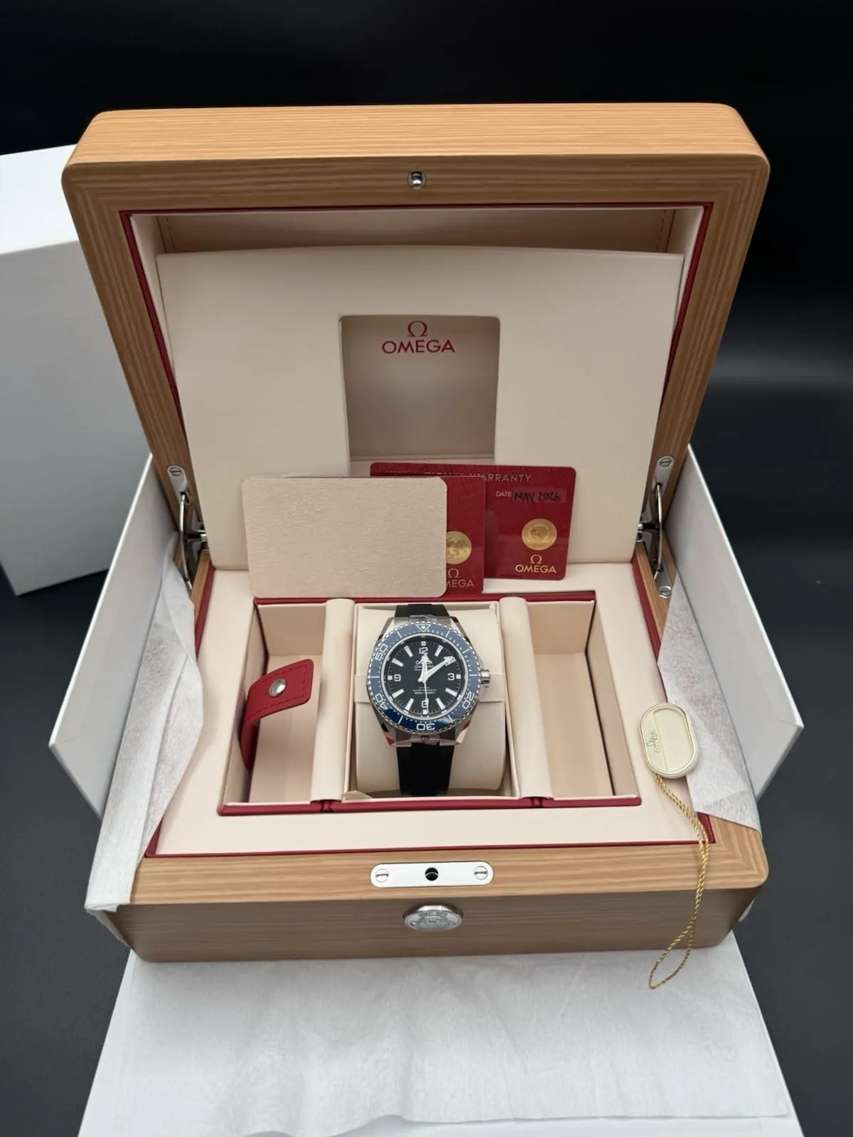 Omega Seamaster Planet Ocean 600m Bleu 42mm 2026 217.32.42.21.01.002 Caoutchouc – Image 10