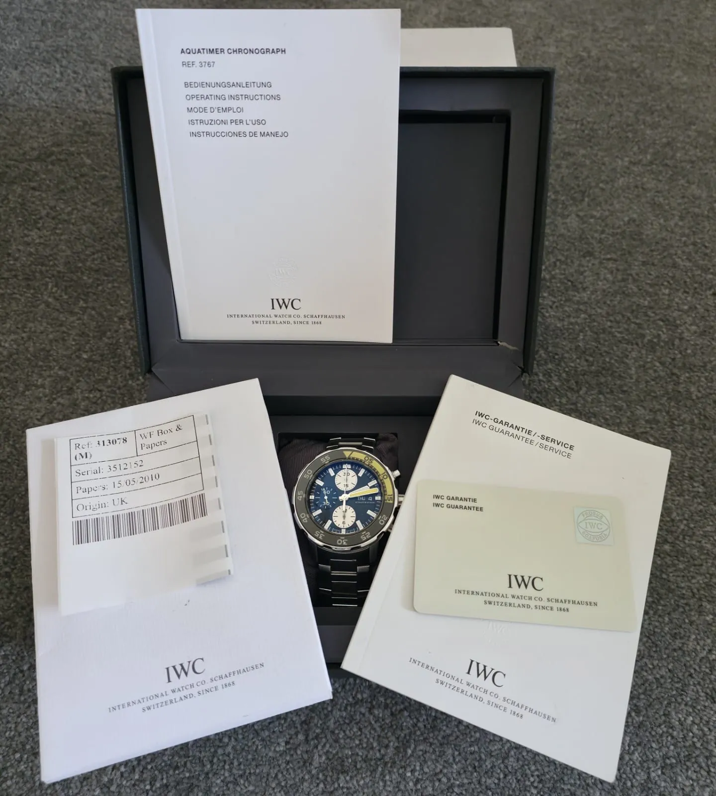 Chronographe IWC Aquatimer - IW376701, en excellent état – Image 8